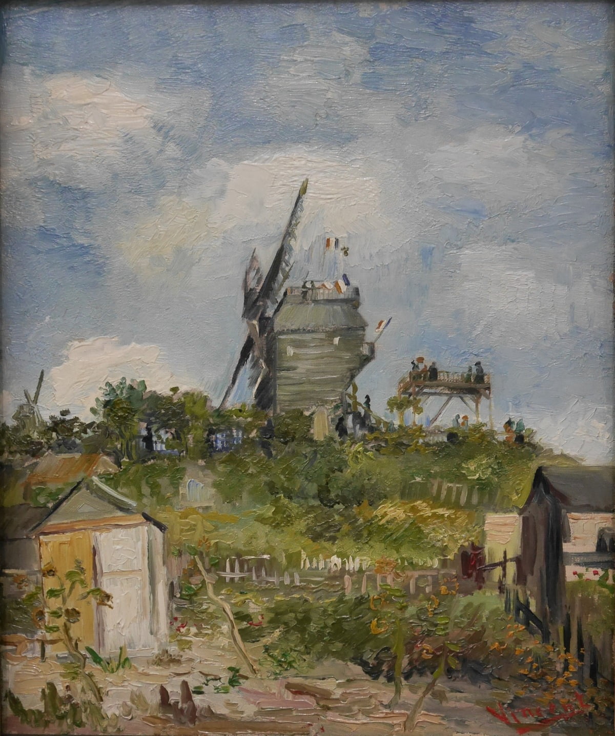 반 고흐 「물랑 들 라 갈레트(Moulin de la galette)」(1886년)