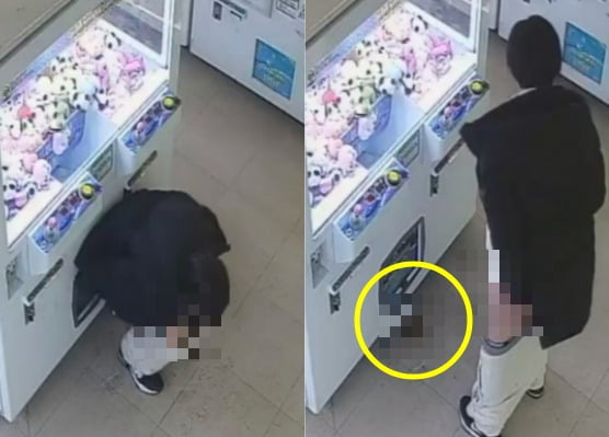 무인매장을 운영하는 업주가 공개한 CCTV 영상 일부.  /사진=온라인 커뮤니티 캡처