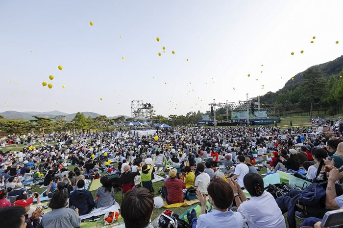 경기 파주시 서원밸리CC가 매해 개최하는 그린콘서트. 한국골프장경영협회 제공