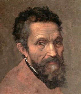 다니엘레 다 볼테라가 그린 미켈란젤로의 초상화(1545). /메트로폴리탄 미술관