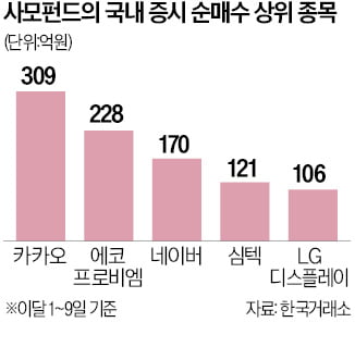 플랫폼·소부장 쓸어담는 사모펀드