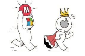 [천자칼럼] 애플 vs MS '왕좌의 게임'