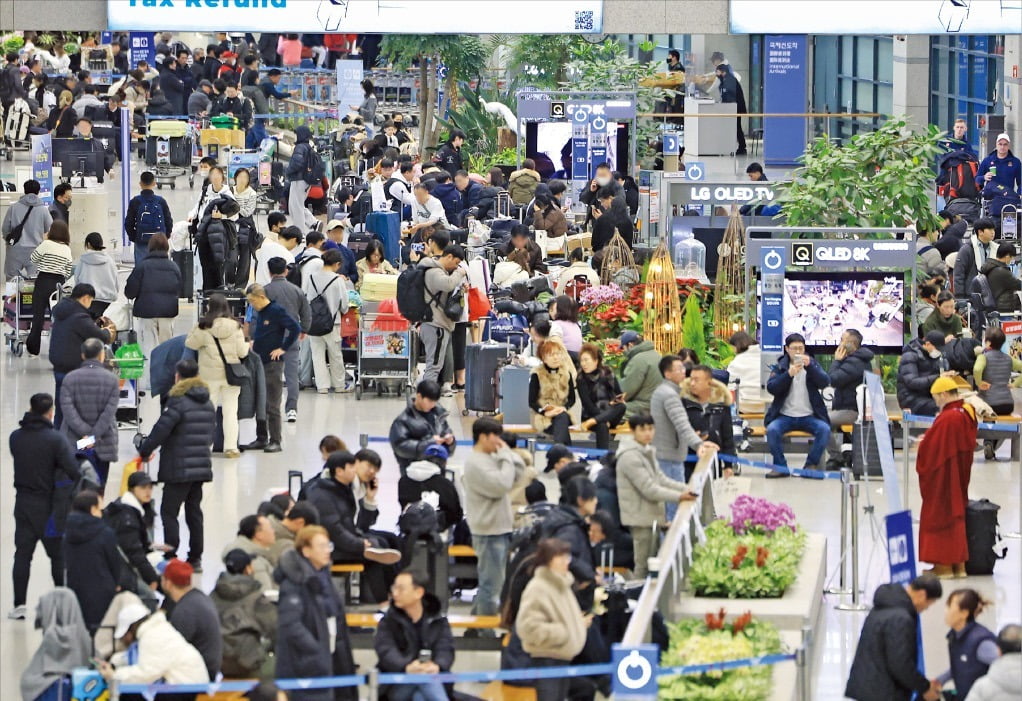 [포토] 인천공항, 4년 만에 하루 이용객 20만명 돌파