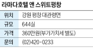 라마다호텔 앤 스위트평창, 대관령 호텔서 여름엔 골프, 겨울엔 스키