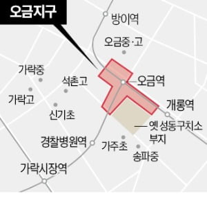 오금역 일대 종상향으로 고밀카지노 꽁머니 지급