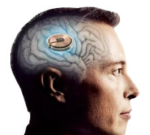 머스크 "인간 뇌에 텔레파시 칩 심었다"