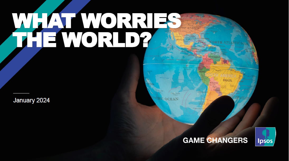 입소스가 발표한 'What worries the world?' 보고서 표지.사진=보고서 캡처