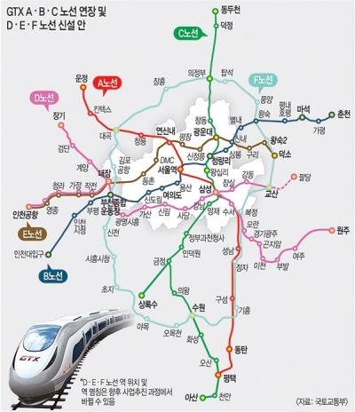 '강남까지 20분' 수도권 확장의 새 날개 GTX[아기곰의 부동산 산책]