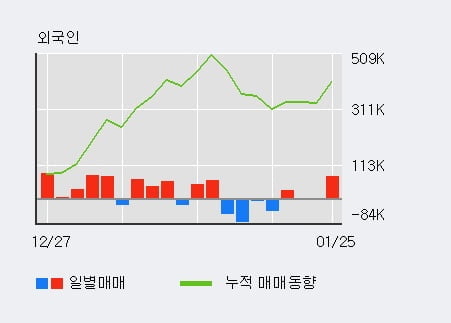 '한국타이어앤테크놀로지' 52주 신고가 경신, 최근 3일간 기관 대량 순매수