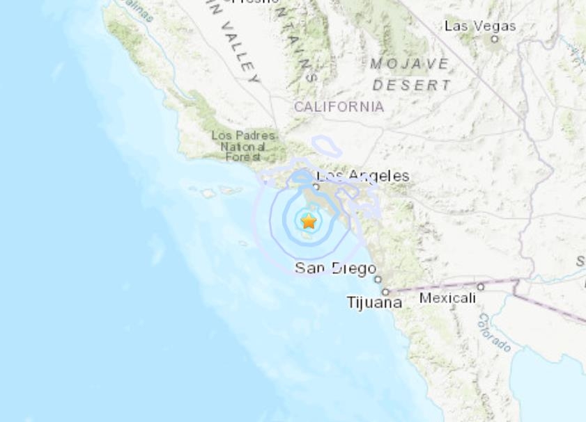 새해 아침 美 LA 앞바다서 규모 4.1 지진