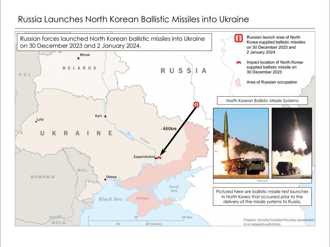 대남 위협 北 단거리탄도미사일, 러시아에 의해 '실전 테스트'