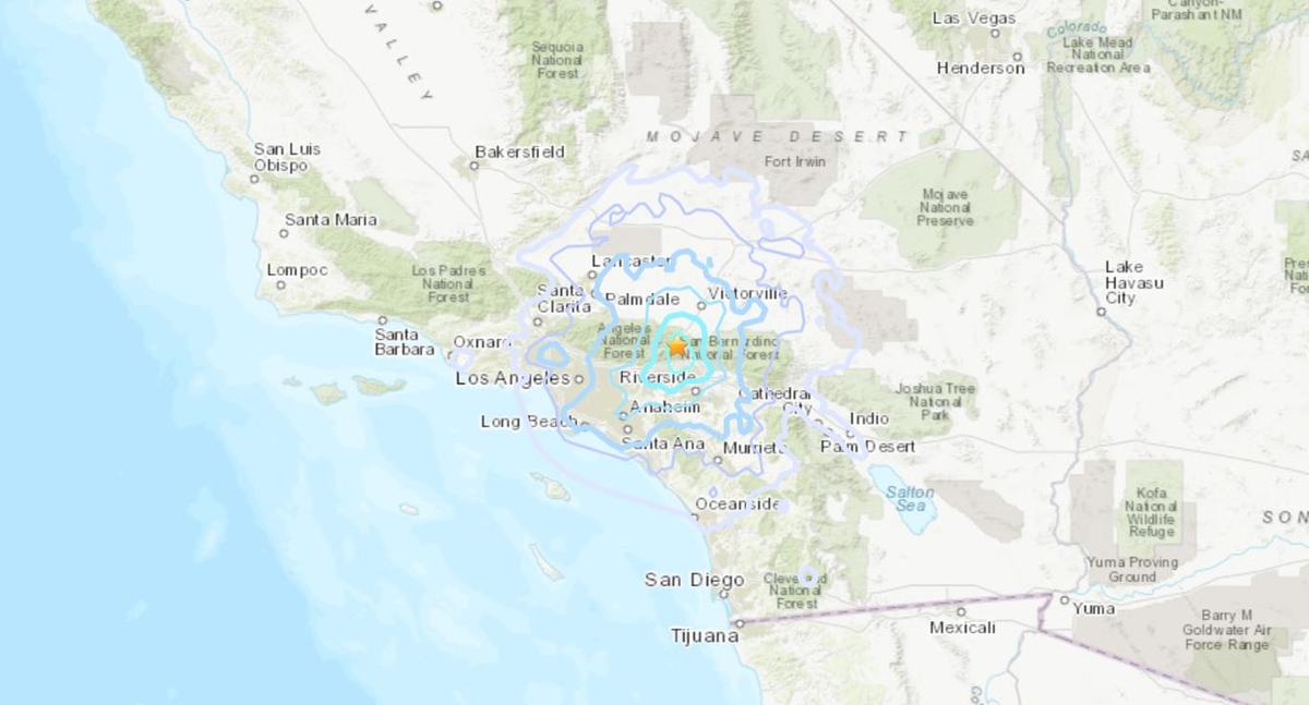 美 LA 인접한 산지에서 규모 4.2 지진…"아직 피해보고 없어"