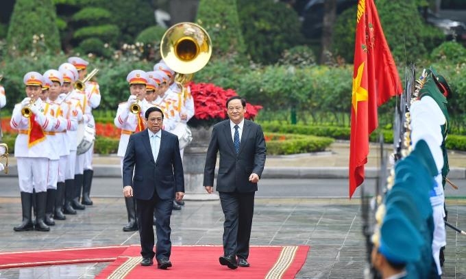 라오스 총리, 베트남 방문…마약 대응 등 협력 방안 논의