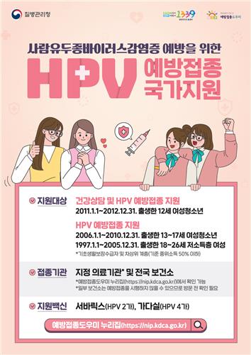 "겨울방학에 HPV 무료 접종하세요"…2006년생은 올해가 마지막