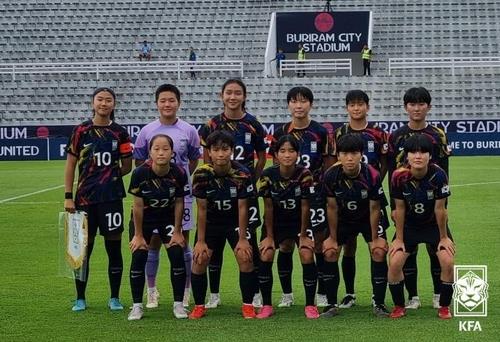 U-17 여자 축구대표팀, 포르투갈과 친선전 첫 경기서 1-2 패