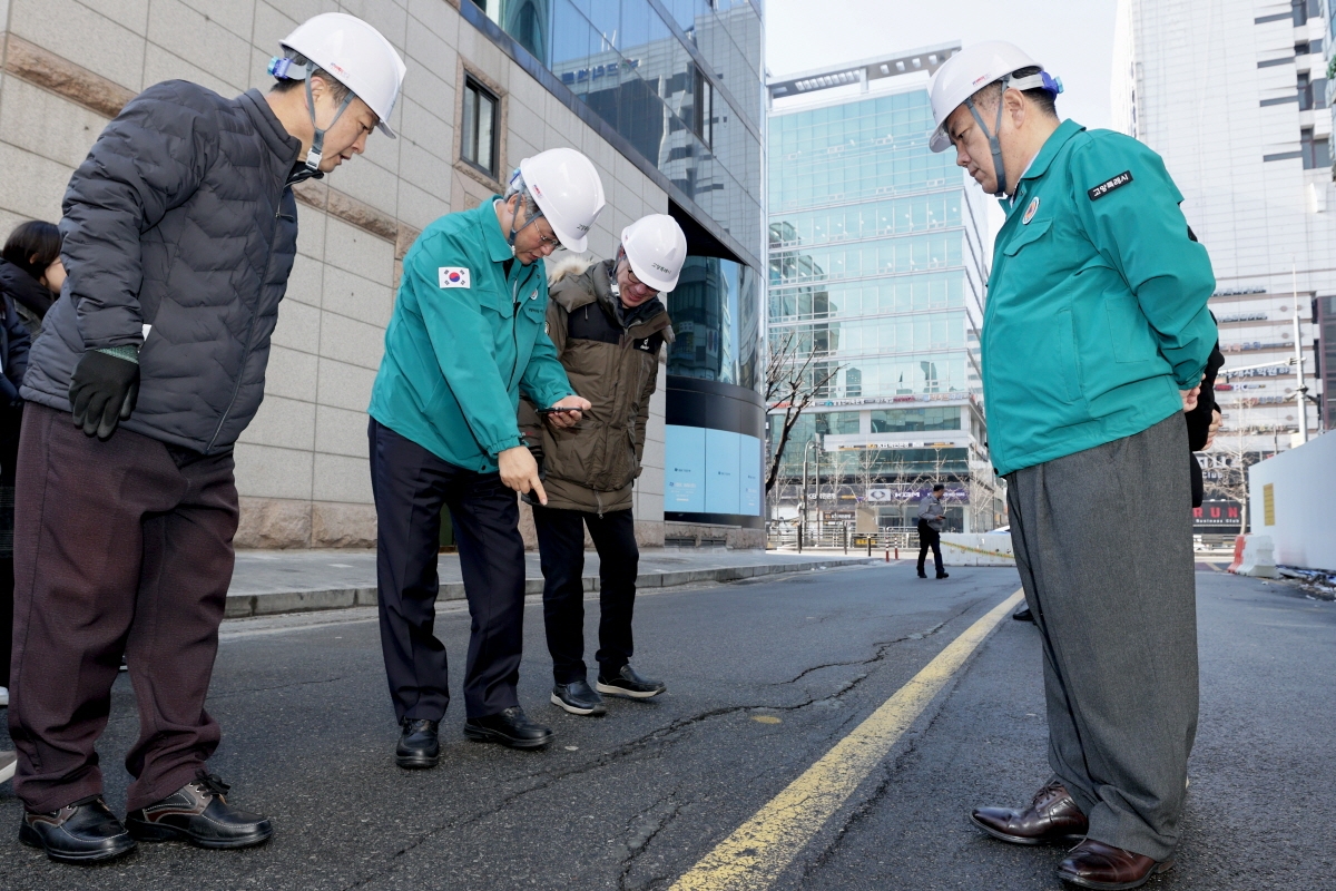 고양시 일산동구 이면도로 30m 균열…고양시, 긴급 점검