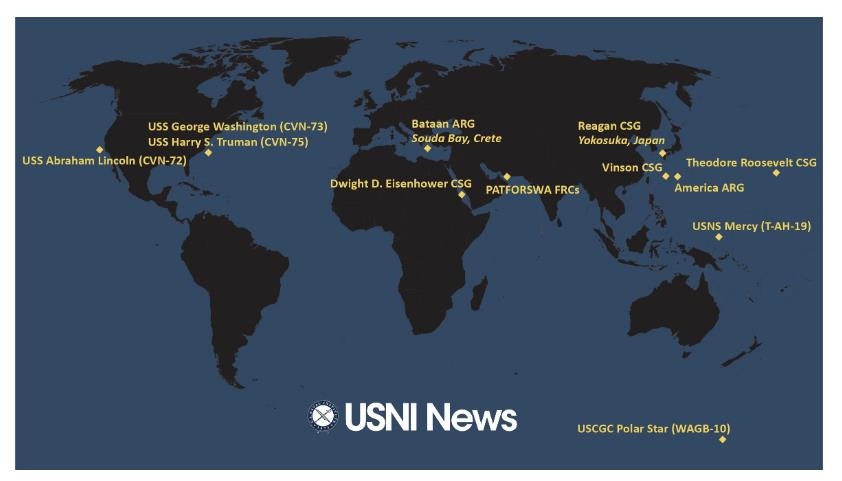 한반도 주변에 미국 항모 3척 집결…북한·중국 동시 견제한 듯