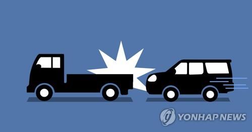 함양 광주대구고속도로서 SUV·화물차 추돌…2명 경상