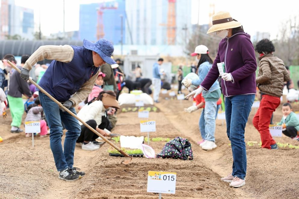 '텃밭 가꾸고 마음도 힐링'…성동구, 무지개텃밭·다산농원 분양