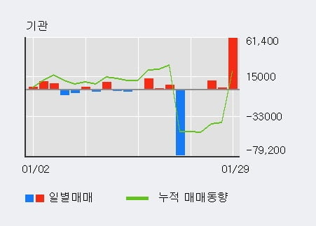 '한진' 52주 신고가 경신, 기관 3일 연속 순매수(7.3만주)