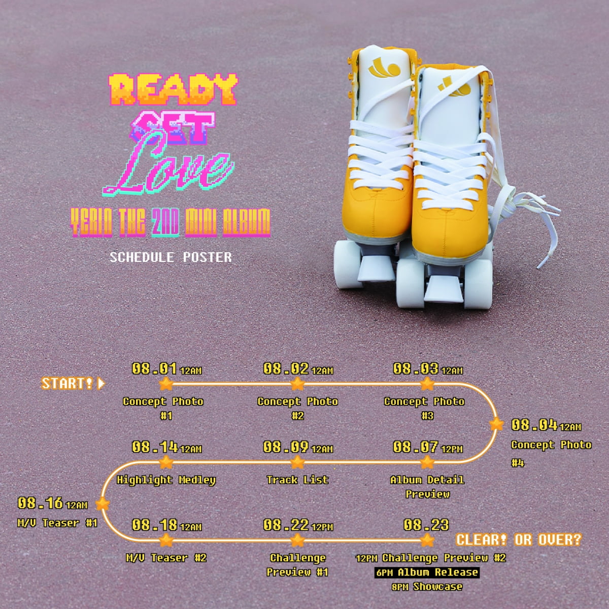 イェリン、ミニ2集アルバム「Ready、Set、LOVE」スケジューラ公開