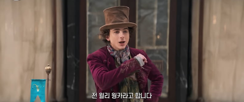 영화 '웡카' 예고편 캡처본,/사진=Warner Bros. Korea 유튜브