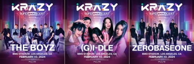 KRAZY SUPER CONCERT, (여자)아이들X더보이즈X제로베이스원 합류