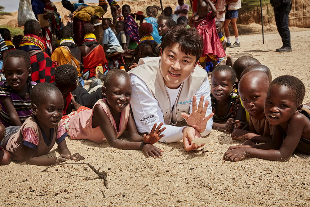 Kim Ho-jung, personally comes forward for the children of Turkana, Kenya