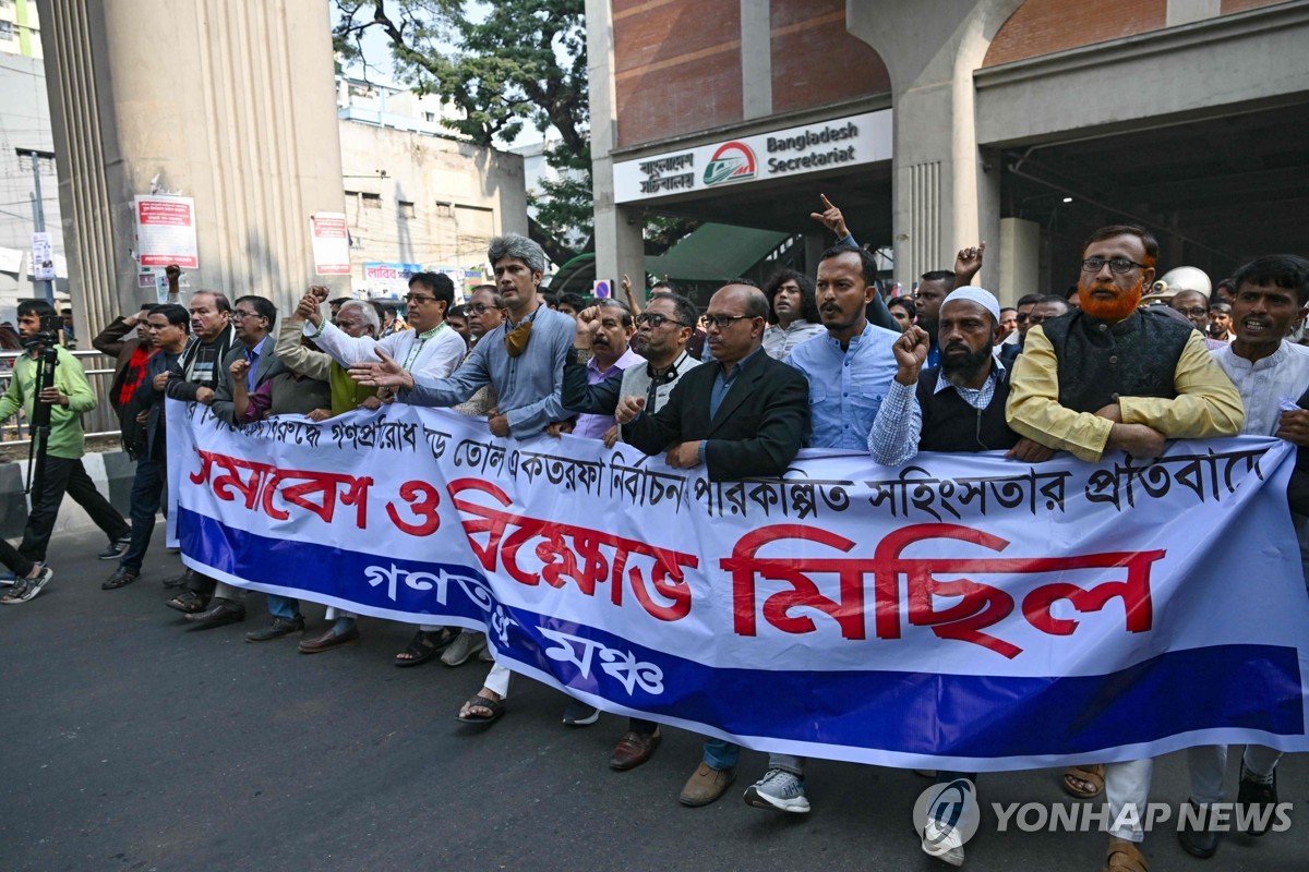 방글라, 야권 보이콧 속 총선 실시…여당 압승 예상