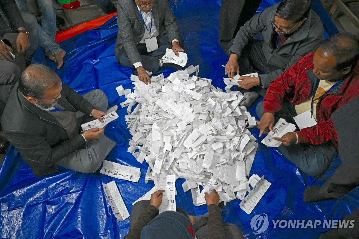 방글라 총선, 야권 불참 속 여당 압승…하시나, 5번째 총리직(종합)