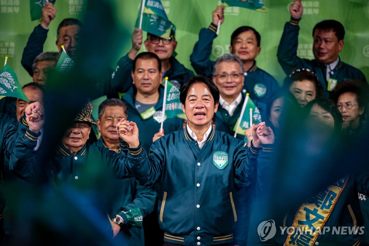 안개 속 대만 총통 선거 D-1…선거 전야 막판 총력 유세전