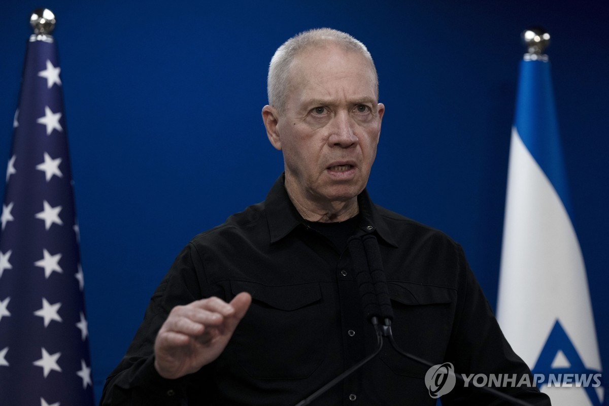 이스라엘 국방 "이번 전쟁, 하나의 적 아닌 하나의 축과의 싸움"