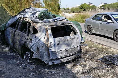 헤즈볼라, 이스라엘군 겨냥 무인기 공격…"지휘관 폭사 보복"