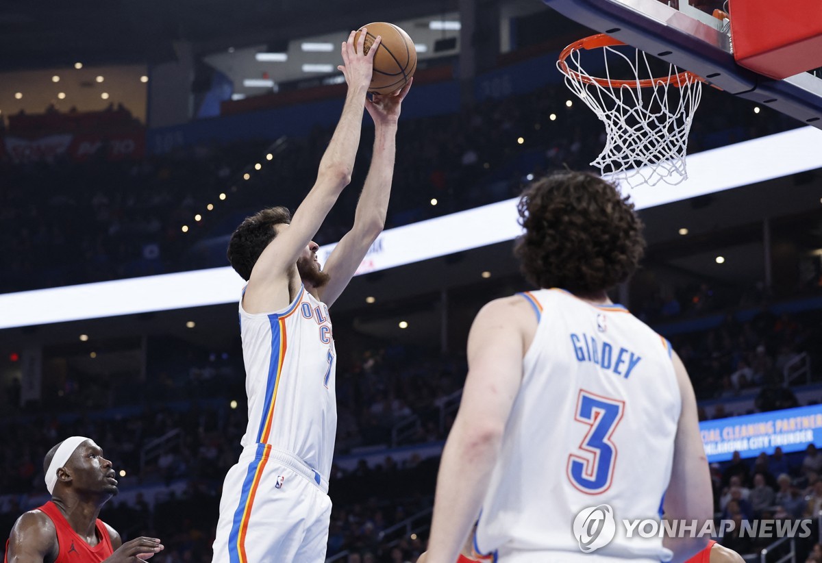 '격세지감' NBA 오클라호마시티의 반등…포틀랜드 62점 차 제압