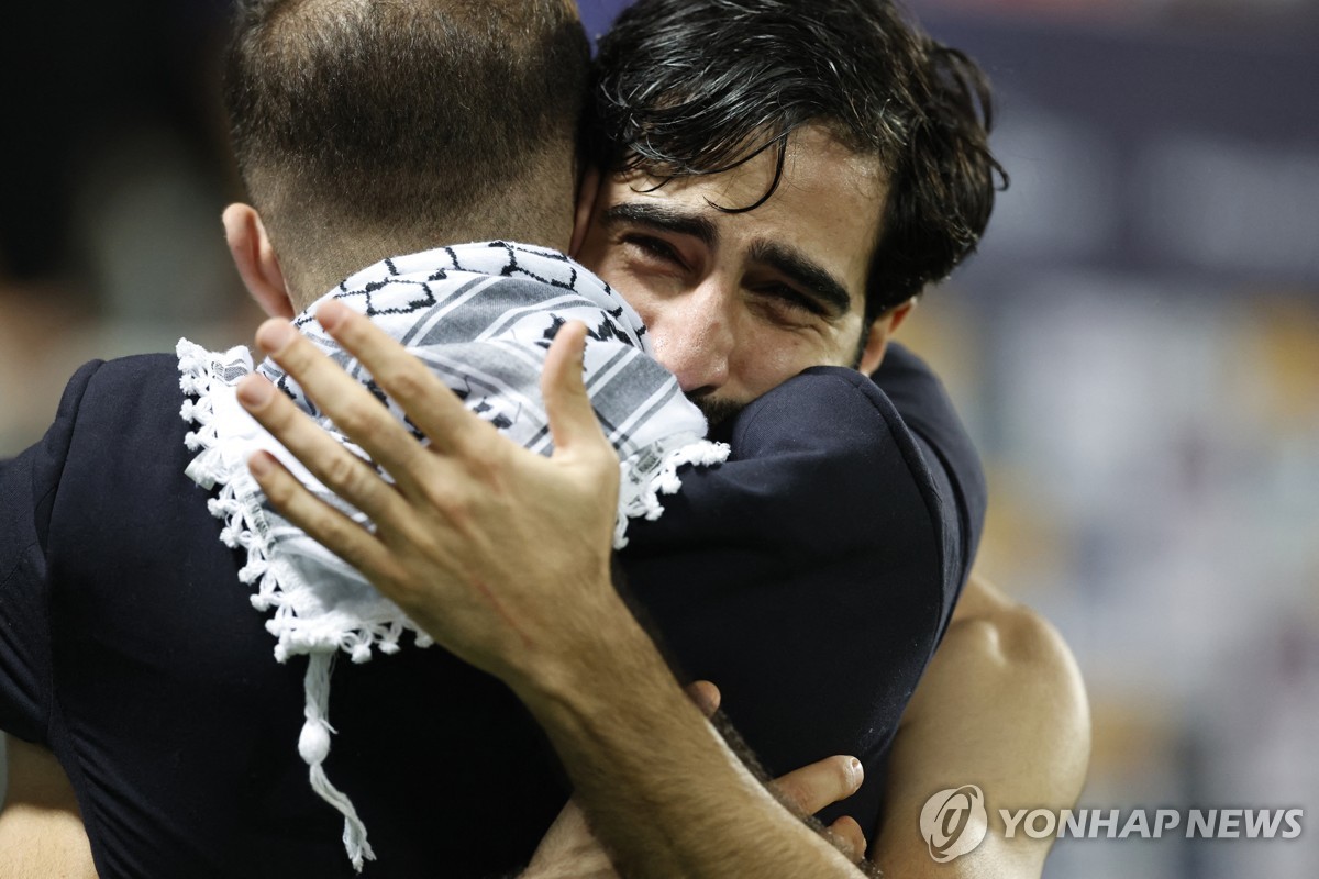 [아시안컵] '첫 16강 진출' 팔레스타인 "가자지구에 기쁨 줘서 행복"