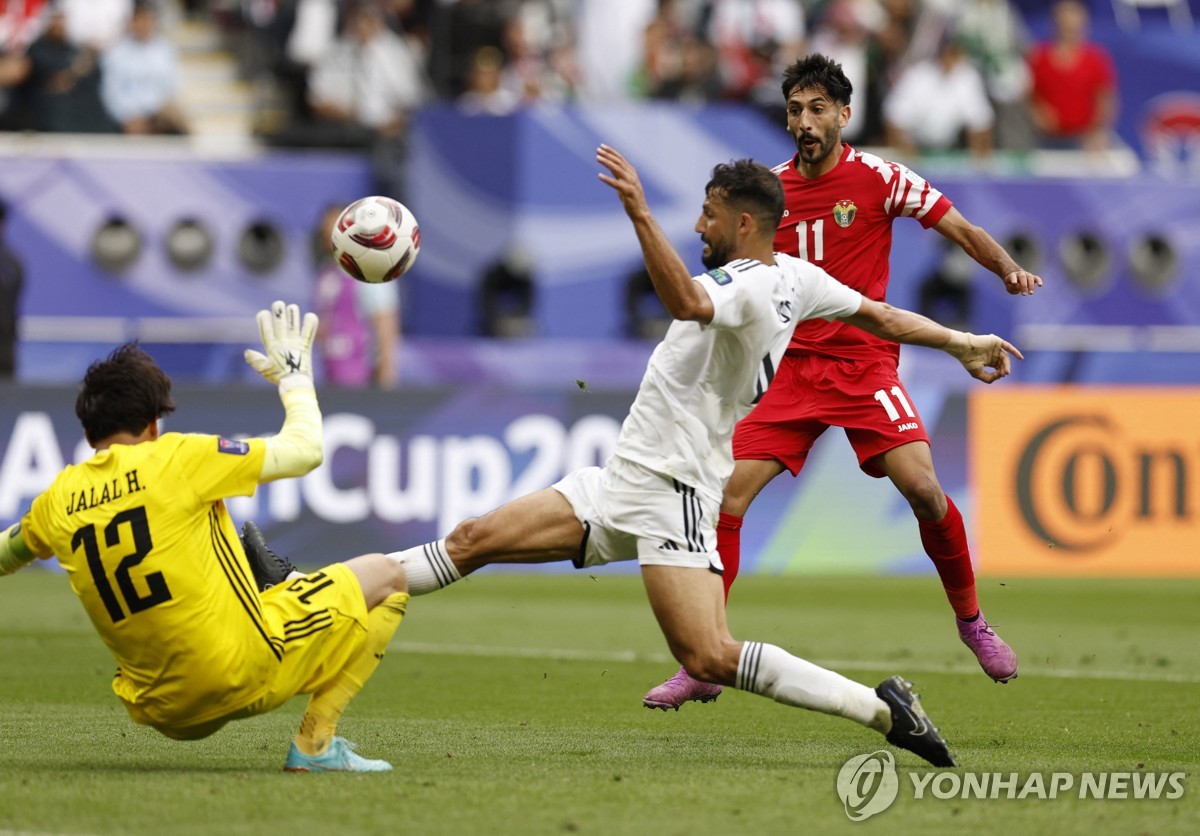 [아시안컵] 한국과 비겼던 요르단, 이라크에 대역전승…8강 합류