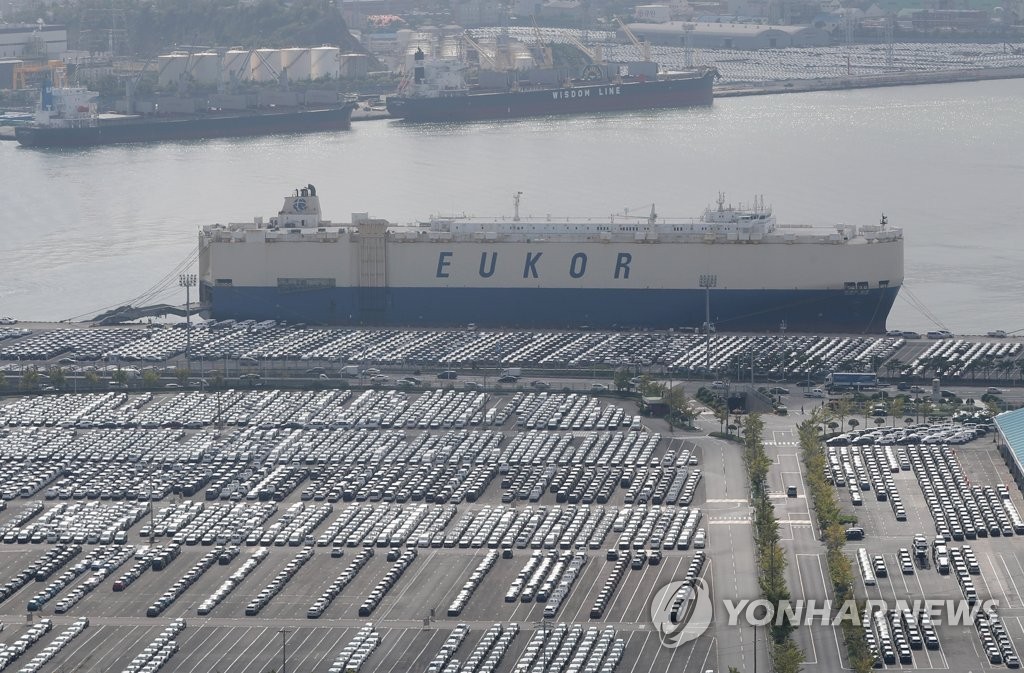 작년 車수출액 709억달러 '역대 최대'…북미·친환경차가 견인