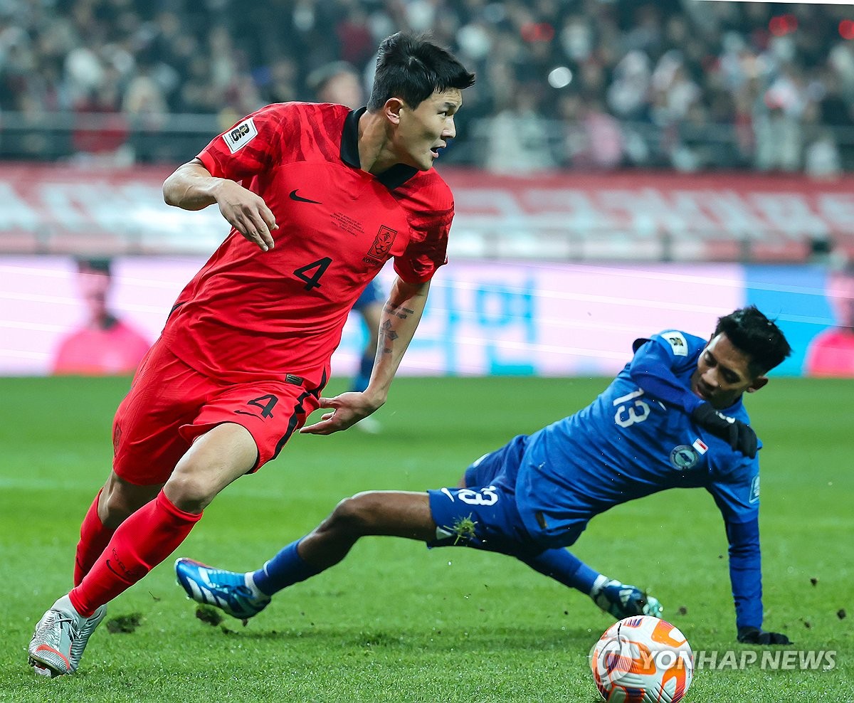 김민재, 손흥민·이강인 제치고 대한축구협회 올해의 선수 선정