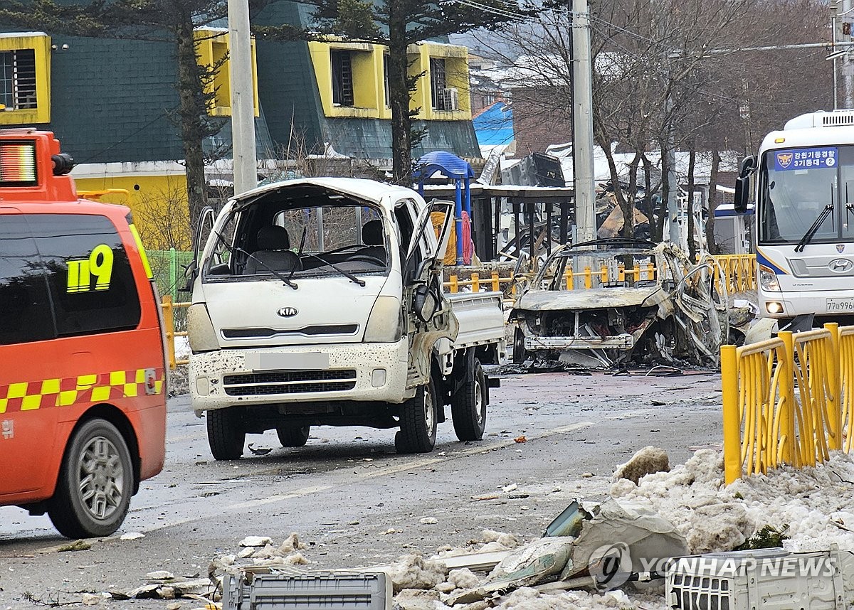 "매뉴얼 잘 안 지킨 듯"…5명 중경상 평창 가스폭발 '인재' 무게