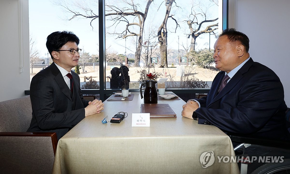 한동훈 "함께 해달라" 입당 제안…이상민 "숙고하겠다"