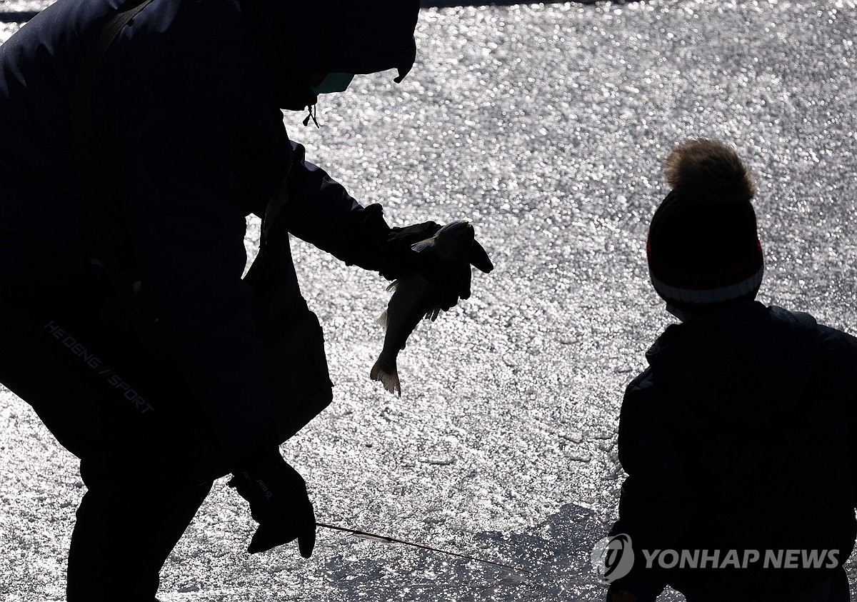 '추울수록 좋다' 화천산천어축제 개막 이틀 새 18만여명 '만끽'(종합)