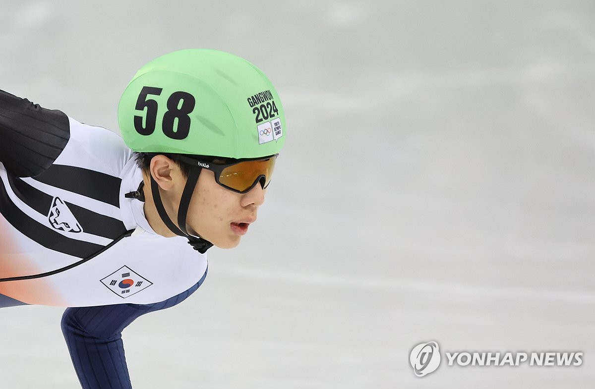 [청소년올림픽] 쇼트트랙 주재희 남자 1,500ｍ 우승…한국 첫 금메달