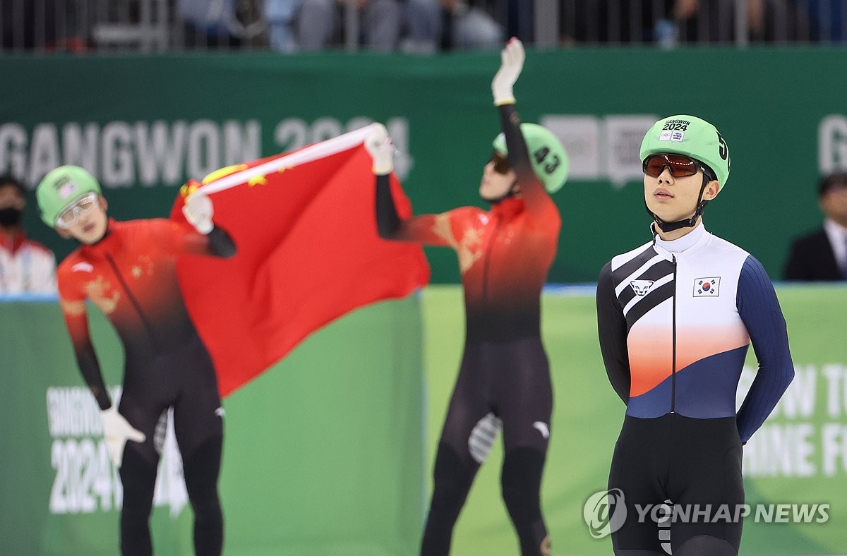 [청소년올림픽] 중국 반칙에 당한 쇼트트랙 주재희 "좋은 경험 했다"