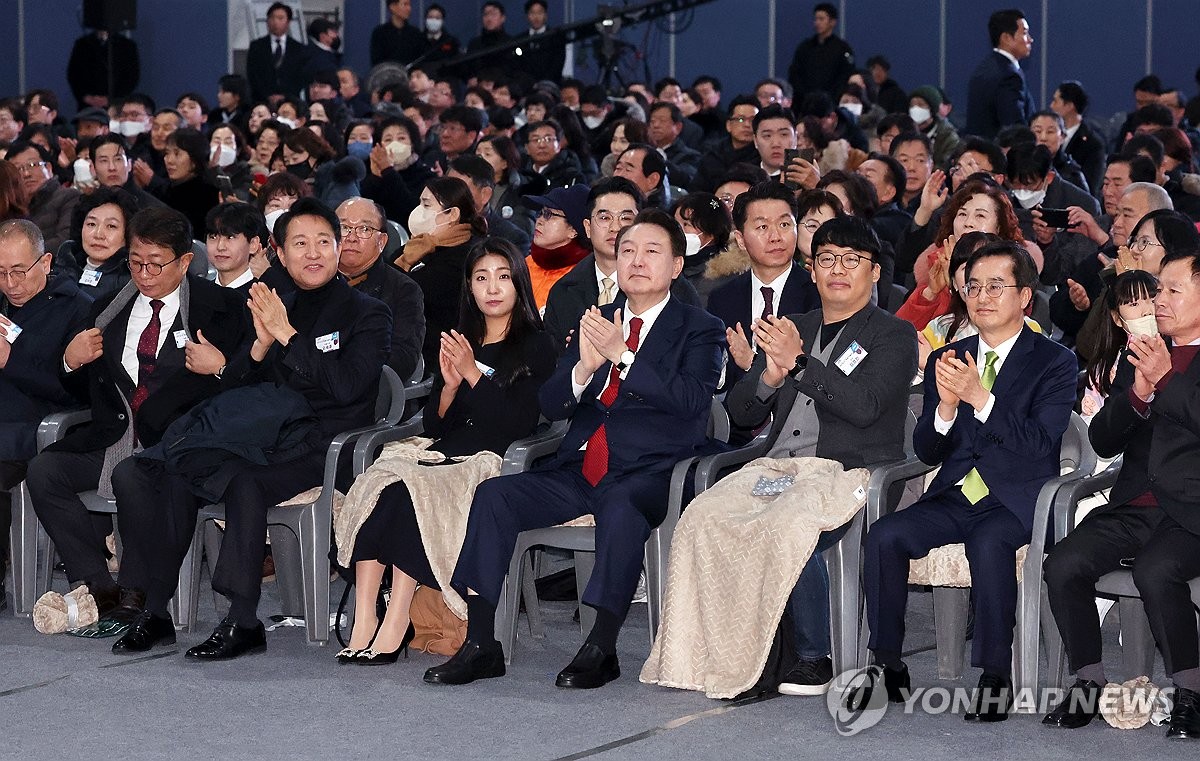 오세훈, GTX C 착공기념식서 "정부 사업 협조 아끼지 않을 것"