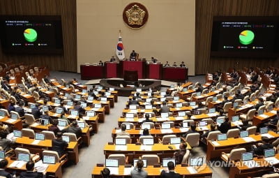 '쌍특검법' 본회의 재표결 불발…野 반대로 안건상정 요구 부결