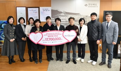 경북 사회적기업, 미혼모 가정에 1770만원 모아 전달