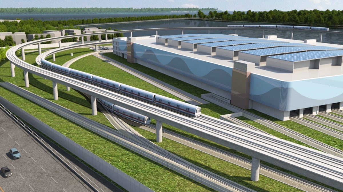 싱가포르 종합철도시험센터(ITTC) 조감도.  /GS건설 제공