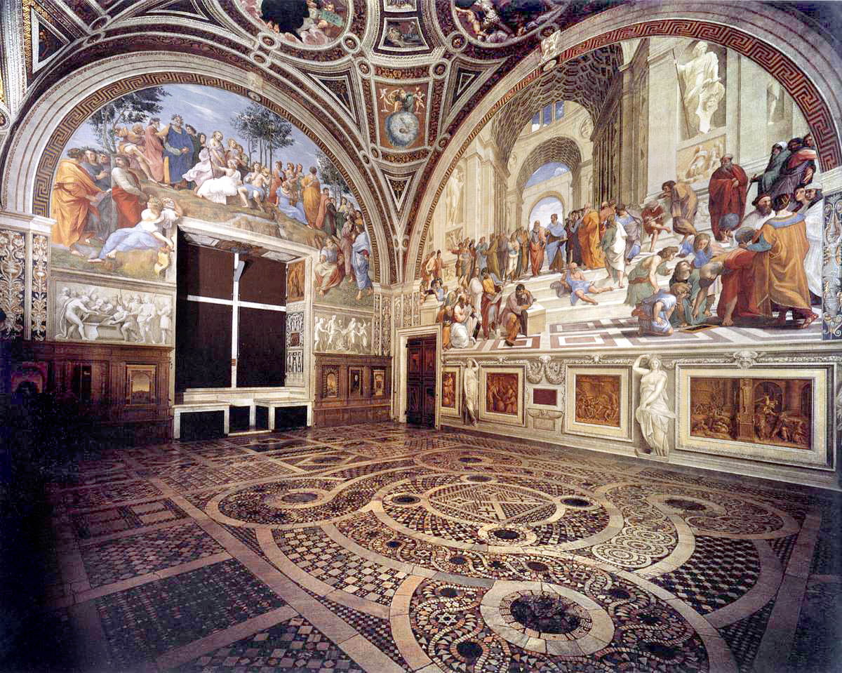 바티칸 '서명의 방' 전경. /위키피디아
