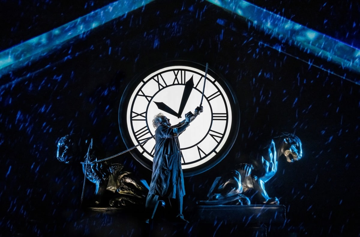 영국 런던 웨스트엔드에서 공연 중인 뮤지컬 '백 투 더 퓨처'의 한 장면. 요한 페르손 제공