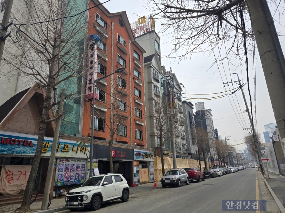 철거를 앞두고 있는 중구 선화동 현장 전경 사진=이송렬 기자